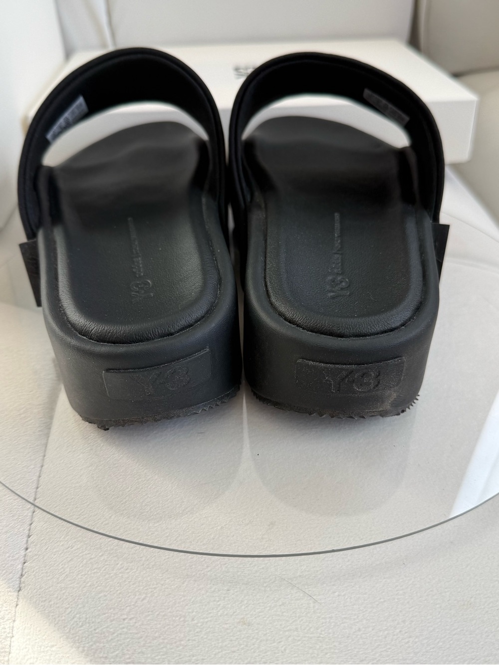 Y-3 Open-Toe Platform Slides - Picture 6 of 7
